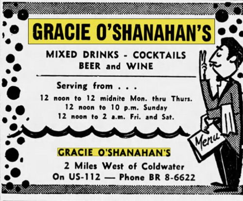 Grace OShanahans - May 16 1959 Article